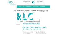 rlc-automation.ch Webseite Vorschau