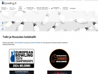 bowling.fi Webseite Vorschau
