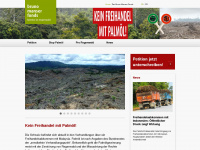 schweiz-pro-regenwald.ch Webseite Vorschau