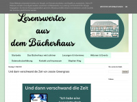 lesenswertesausdembuecherhaus.blogspot.com Webseite Vorschau