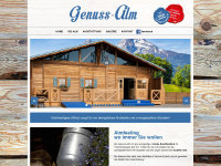 genuss-alm.eu Webseite Vorschau