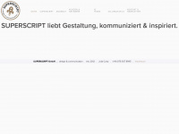superscript.ch Webseite Vorschau