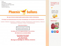 phoenixballons.de Webseite Vorschau