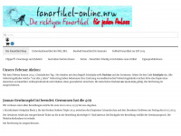 fanartikel-online.nrw Webseite Vorschau