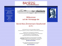 bernd-alois-zimmermann-gesellschaft.org Webseite Vorschau