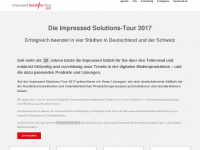 impressed-solutions-tour.de Webseite Vorschau