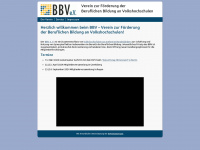 bbv-vhs.de Webseite Vorschau