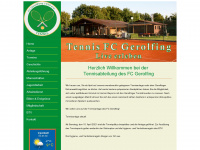 fcgerolfing-tennis.de Webseite Vorschau