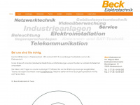 beck-team.de Webseite Vorschau
