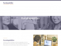 kunskapskällan.se Webseite Vorschau