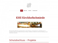 kirchhofschmiede.jimdo.com Webseite Vorschau