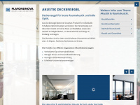 akustik-deckensegel.ch Webseite Vorschau