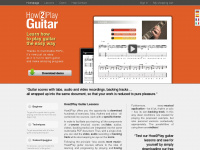 how2play-guitar.com Webseite Vorschau
