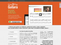 how2play-guitarra.com Webseite Vorschau