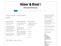 hueserriest.de Webseite Vorschau