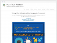 musikschule-welzheim.de Webseite Vorschau