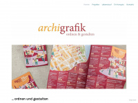 archigrafik.ch Webseite Vorschau