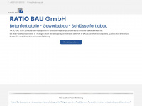 ratio-bau.eu Webseite Vorschau
