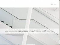 architekturhochleitner.at Webseite Vorschau