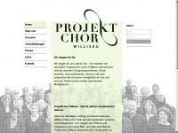 projektchor-willisau.ch Webseite Vorschau