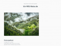 ich-will-natur.de Webseite Vorschau