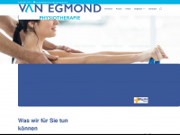 physiotherapie-vanegmond.ch Webseite Vorschau