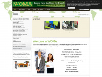 woma-brush.com Webseite Vorschau