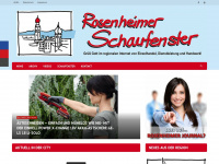 rosenheimer-schaufenster.de Webseite Vorschau