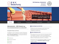 bwk-bedachungen.de Webseite Vorschau
