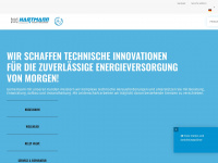 hartmann-valves.com Webseite Vorschau