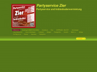 partyservice-zier.de Webseite Vorschau