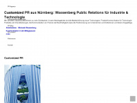 wassenberg-pr.de Webseite Vorschau
