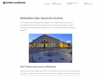 archive-nordhessen.de Webseite Vorschau