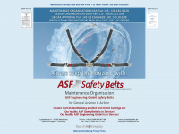 asf-safetybelts.de Webseite Vorschau