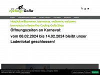 pro-cycling-golla.de Webseite Vorschau