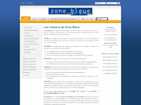 zone-bleue.ch Webseite Vorschau