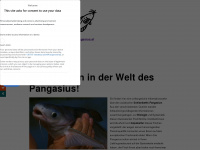 pangasius.at Webseite Vorschau