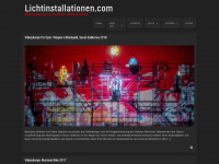 lichtinstallationen.com Webseite Vorschau