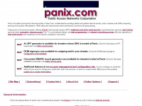 panix.com Webseite Vorschau