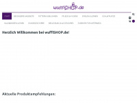wuffishop.de Webseite Vorschau