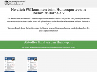 hundesport-chemnitz.de Webseite Vorschau