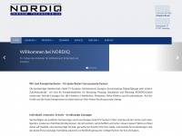 nordiq.de Webseite Vorschau