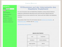 wadelheim.de Webseite Vorschau