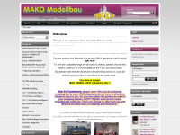 mako-modellbau.de Webseite Vorschau