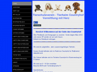 tierschutzvereincountryhof.at Webseite Vorschau