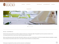 ristorante-lucio.de Webseite Vorschau