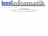 loosli-informatik.ch Webseite Vorschau