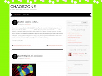chaoszoneblog.wordpress.com Webseite Vorschau