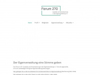forum270.de Webseite Vorschau