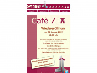 cafe7b.de Webseite Vorschau